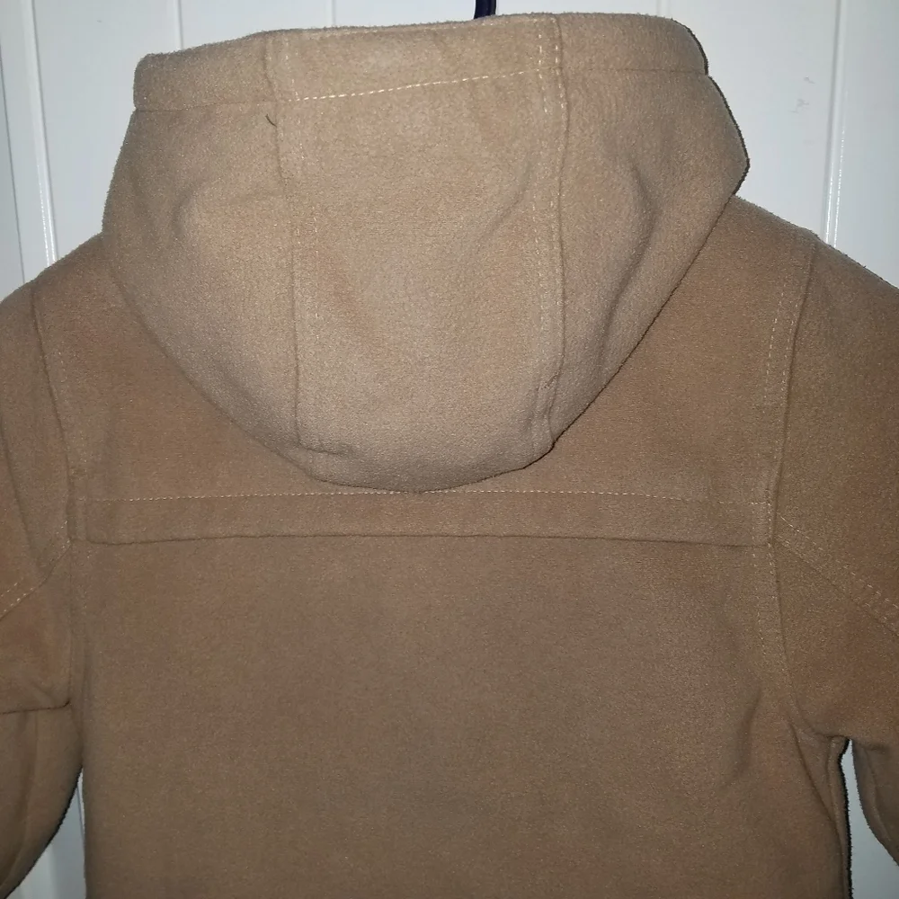 Boys Hawked & CO Camel Hooded Insulated Wool Blend Jacket Coat 5/6. - Picture 6 of 9